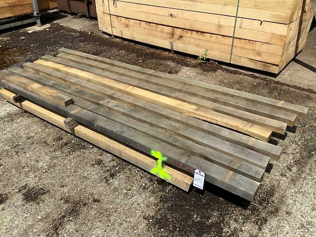 Oude eiken balken (14x) - afbeelding 1 van  5