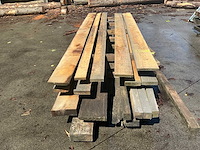 Oude eiken balken (15x) - afbeelding 1 van  6