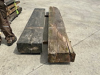 Oude eiken balken 20x40 (2x) - afbeelding 4 van  6