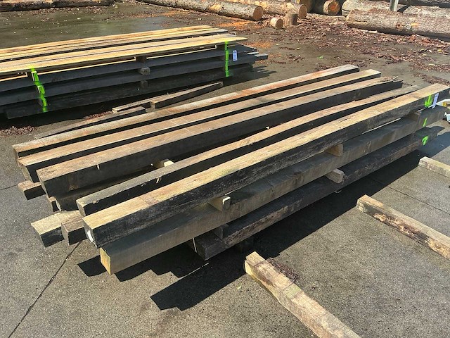 Oude eiken balken (22x) - afbeelding 1 van  2