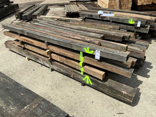 Oude eiken balken (36x) - afbeelding 1 van  6