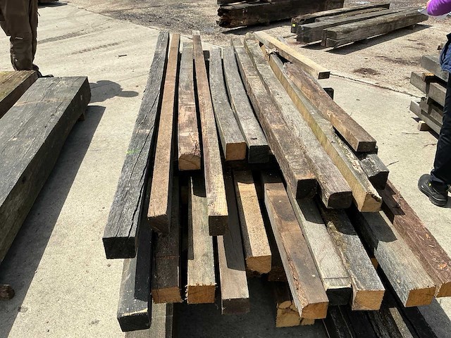 Oude eiken balken (36x) - afbeelding 4 van  6