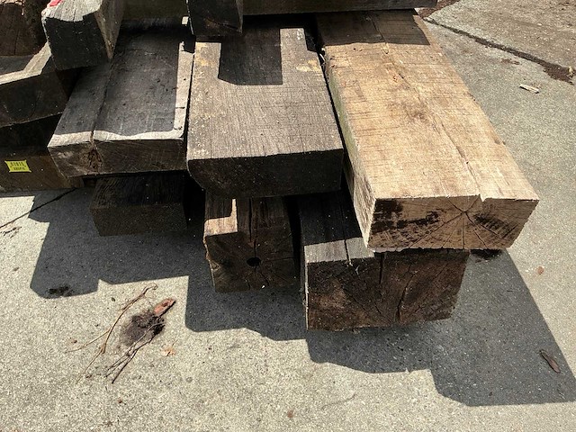 Oude eiken balken (36x) - afbeelding 5 van  6