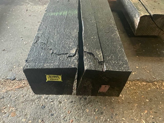 Oude eiken balken (3x) - afbeelding 5 van  5