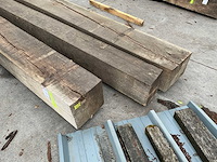 Oude eiken balken (3x) - afbeelding 5 van  6