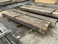 Oude eiken balken (3x) - afbeelding 1 van  4