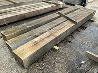 Oude eiken balken (3x) - afbeelding 2 van  4