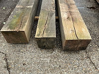 Oude eiken balken (3x) - afbeelding 1 van  1