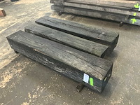 Oude eiken balken (3x) - afbeelding 1 van  5