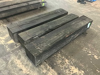 Oude eiken balken (3x) - afbeelding 2 van  5