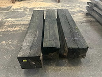 Oude eiken balken (3x) - afbeelding 4 van  5