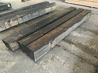 Oude eiken balken (3x) - afbeelding 2 van  6