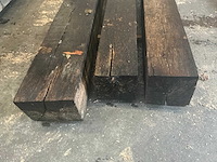 Oude eiken balken (3x) - afbeelding 3 van  6