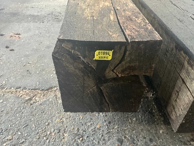 Oude eiken balken (3x) - afbeelding 6 van  6