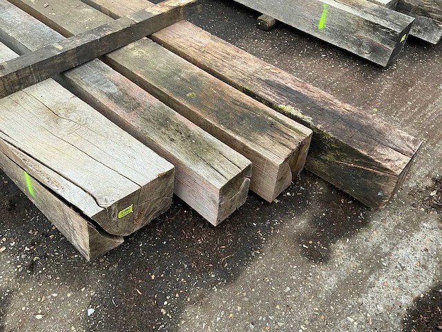 Oude eiken balken (4x) - afbeelding 6 van  7