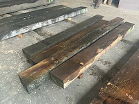 Oude eiken balken (4x) - afbeelding 2 van  6