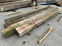 Oude eiken balken (4x) - afbeelding 2 van  5