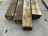 Oude eiken balken (4x) - afbeelding 3 van  5