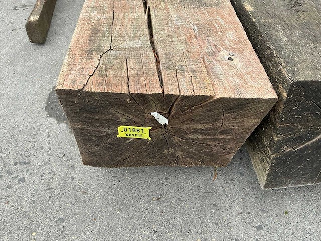 Oude eiken balken (4x) - afbeelding 5 van  5