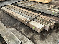 Oude eiken balken (4x) - afbeelding 1 van  4