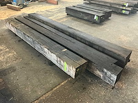 Oude eiken balken (4x) - afbeelding 1 van  6
