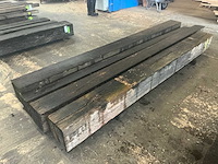 Oude eiken balken (4x) - afbeelding 2 van  6