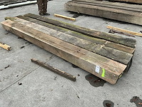 Oude eiken balken (4x) - afbeelding 1 van  1