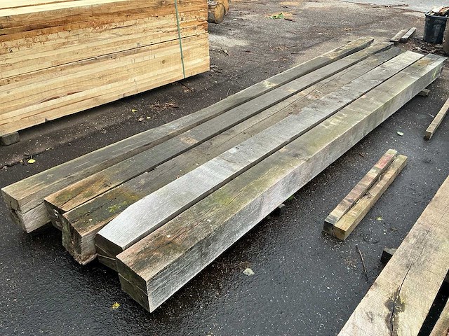 Oude eiken balken (5x) - afbeelding 2 van  5