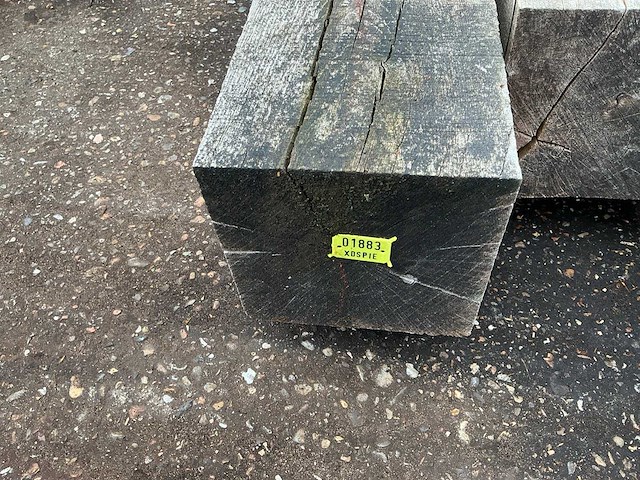 Oude eiken balken (5x) - afbeelding 5 van  5