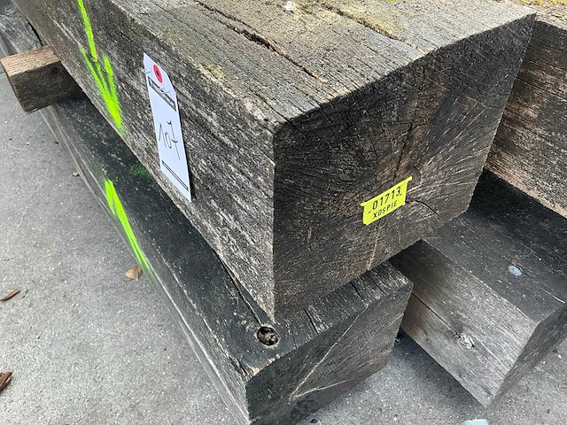 Oude eiken balken (8x) - afbeelding 6 van  6
