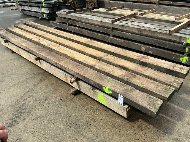 Oude eiken balken (8x) - afbeelding 1 van  6