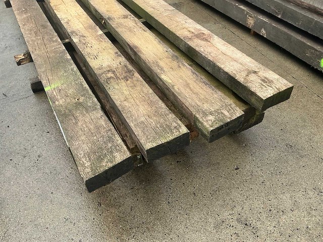 Oude eiken balken (8x) - afbeelding 5 van  6