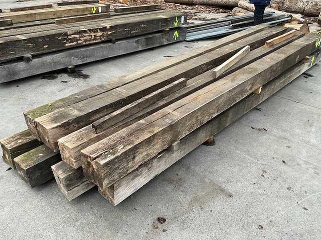 Oude eiken balken (8x) - afbeelding 2 van  6