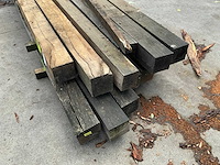 Oude eiken balken (8x) - afbeelding 3 van  4