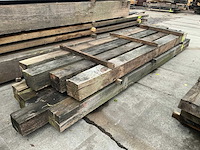 Oude eiken balken (8x) - afbeelding 1 van  5