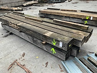 Oude eiken balken (8x) - afbeelding 1 van  5