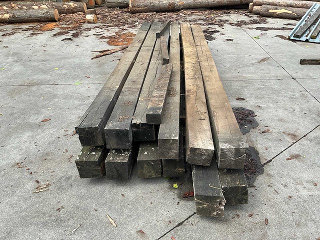 Oude eiken balken (8x) - afbeelding 4 van  5