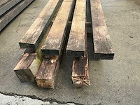 Oude eiken balken (8x) - afbeelding 3 van  4