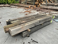Oude eiken balken (8x) - afbeelding 2 van  6