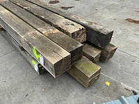 Oude eiken balken (8x) - afbeelding 5 van  6