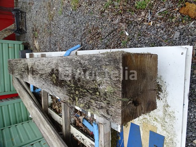 Oude eikenhouten balk - afbeelding 3 van  3