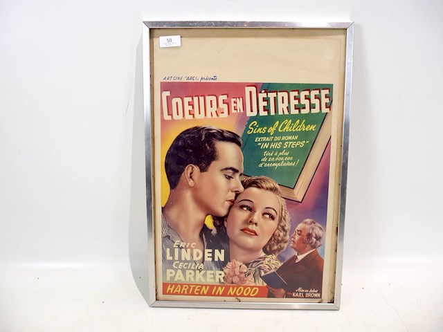 Oude film affiche - afbeelding 1 van  5
