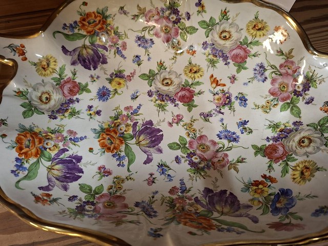 Oude fruitschaal - afbeelding 2 van  2