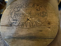 Oude hangklok + houten bord - afbeelding 3 van  3