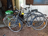 Oude herenfiets superia + damesfiets raleigh - afbeelding 1 van  5