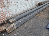 Oude houten balken 7 stuks