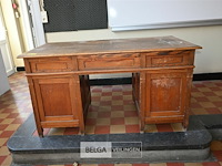 Oude houten bureau - afbeelding 2 van  6