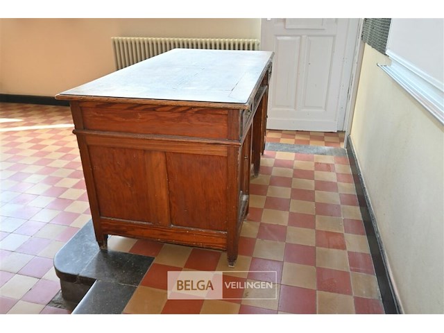 Oude houten bureau - afbeelding 3 van  6