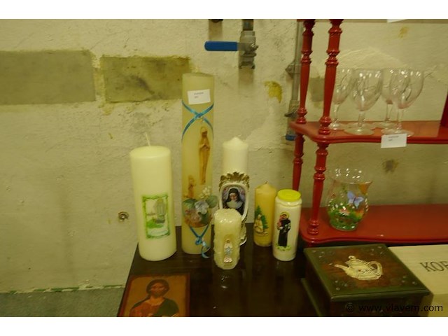 Oude kaarsen - afbeelding 1 van  1