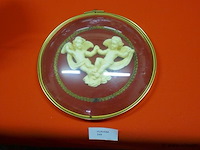 Oude kader met engelen - afbeelding 1 van  1